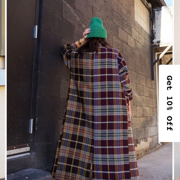 DRESSED IN LALA ORIGINAL Libra Longline Half + Half Coat in 2x/3x - Picture 3 of 8